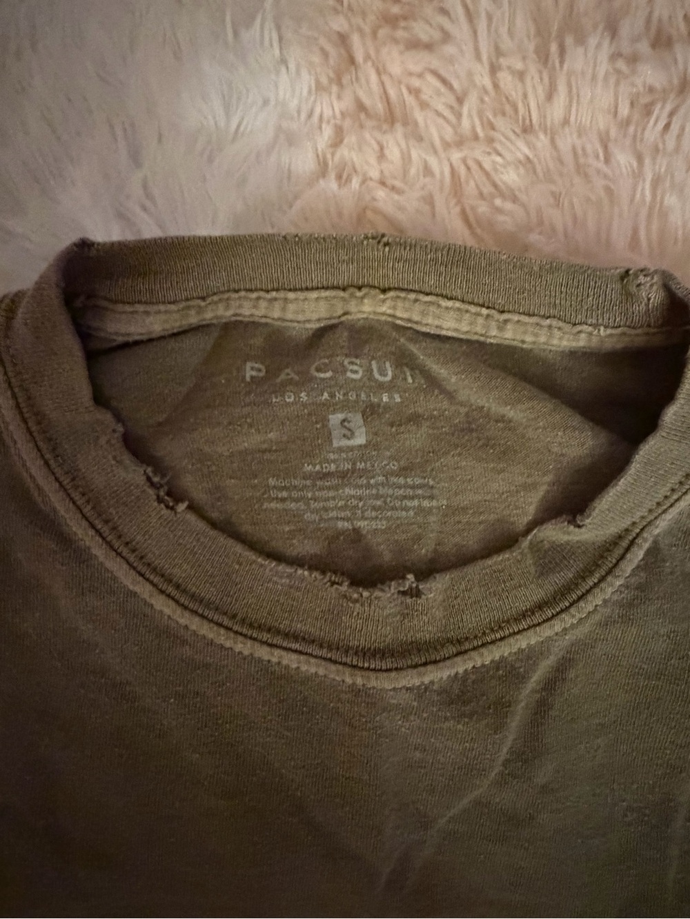 PacSun Men’s Olive Crewneck Sweatshirt